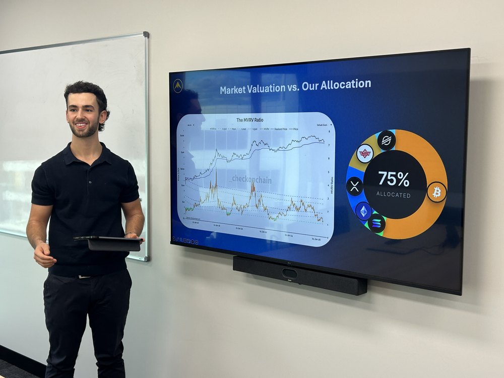 Jed presenting the Summit allocation